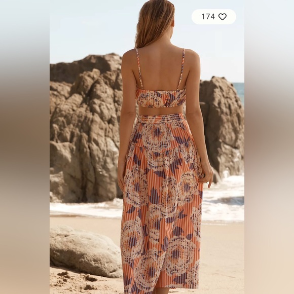 By Anthropologie Button-Front Cropped Tank - Picture 3 of 3